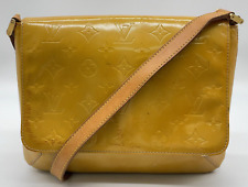 Usado, Autêntica bolsa de ombro Louis Vuitton Vernis amarela Thompson Street M91071 DD040012 comprar usado  Enviando para Brazil