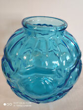 Vase verre bleu d'occasion  Morlaix