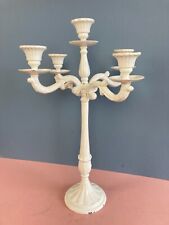 Tall candelabra white for sale  BRADFORD