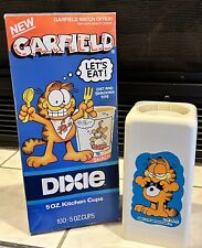 Paquete de 100 tazas de cocina Garfield Dixie 1987 de colección con dispensador de tazas de cocina segunda mano  Embacar hacia Argentina