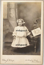Cabinet card girl for sale  CHESTERFIELD