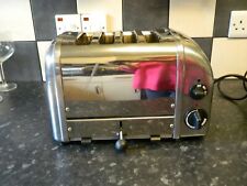 DUALIT 4 SLICE  CLASSIC TOASTER-  STAINLESS STEEL AND CHROME   FINISH (B) for sale  Shipping to South Africa