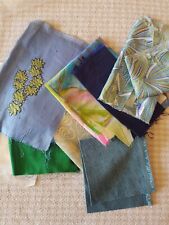 Colourful scrap fabric for sale  LLANGAMMARCH WELLS
