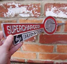 Supercharged judson sign for sale  NOTTINGHAM