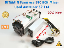 Used, USED  AntMiner S9 14T/S Bitcoin Miner ( Wth PSU ) Asic Miner BTC Miner for sale  Shipping to South Africa