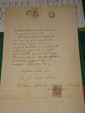Antico documento provincia usato  Oliveto Lario