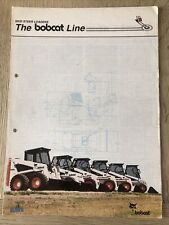 Bobcat line brochure for sale  DRIFFIELD