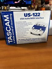 Tascam US-122 USB Audio MIDI Interface w/ Cubase LE Software In Original Box H2 for sale  Shipping to South Africa