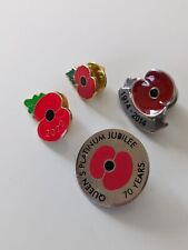 Poppies enamel pins for sale  NORTHAMPTON