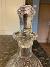 Lead crystal decanter for sale  SANDWICH