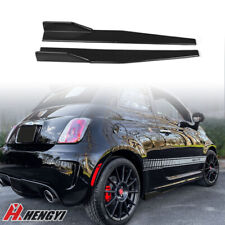 Używany, Per Fiat 500 Abarth Facelift 86CM FLAPS SOTTO MINIGONNE LATERALI NERO LUCIDO na sprzedaż  Wysyłka do Poland