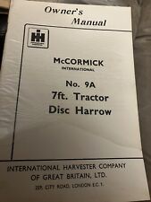 International harvester mccorm for sale  DISS