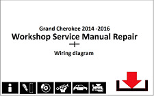 Jeep Grand Cherokee 2014-2016 servicio de taller reparación manual + diagrama de cableado, usado segunda mano  Embacar hacia Mexico