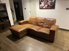 Three seater leather for sale  BUCKHURST HILL