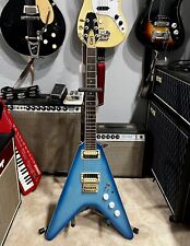 80’s Cort Korean Set Neck Flying V Electric Guitar Blue Fade Active Electronics for sale  Shipping to South Africa