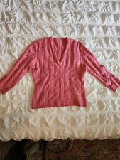 Pink cableknit cropped for sale  Mooresville
