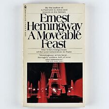 Libro de bolsillo clásico F. Scott Fitzgerald 1970 Moveable Feast Ernest Hemingway, usado segunda mano  Embacar hacia Argentina