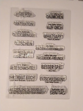 Stempelset clear stamps gebraucht kaufen  Hamburg