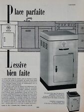 1955 press advertisement d'occasion  Expédié en Belgium