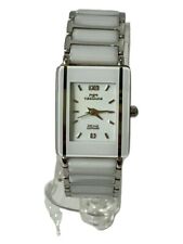 Usado, Relógio Technos quartzo feminino 18 mm mostrador branco feito na Suíça retângulo TAL-742 comprar usado  Enviando para Brazil