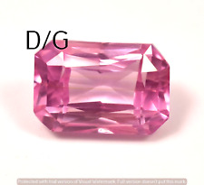 14.60 Ct Natural Pink Poudretteite 14mm Emerald Cut Certified Unheated Gemstone for sale  Shipping to South Africa
