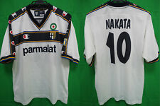 Camiseta 2002-2003 Parma AC Jersey Maglia Away Champion Joy parmalat Nakata #10 L, usado comprar usado  Enviando para Brazil