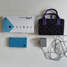 Consola portátil Nintendo DSi sistema de juegos usado azul claro con caja/documentos originales segunda mano  Embacar hacia Argentina