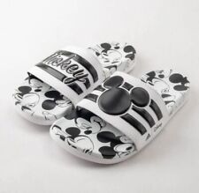 Nuevo con etiquetas Adidas Adilette Comfort Mickey Mouse Deslizantes Blanco Negro GW1057 Disney Willie segunda mano  Embacar hacia Argentina