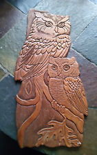 Wooden owl decal for sale  Jackson