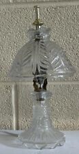 glass cut accent lamp for sale  Salina