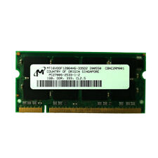RAM con memoria DDR Micron 1 GB PC2700S-2533 So-dimm 333 MHz (MT16VDDF12864HG-335D2) segunda mano  Embacar hacia Mexico