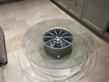 ASTON MARTIN Alloy Wheel Glass Coffee Table for sale  Shipping to South Africa