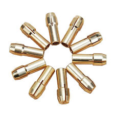 10PC Dremel Rotary Mini Drill Brass Collet Chuck Compatible Most Tool for sale  Shipping to South Africa