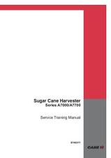 Usado, MANUAL DE SERVIÇO DE COLHEITADEIRA DE CANA-DE-AÇÚCAR CASE IH SERIES A7000-A7700 comprar usado  Enviando para Brazil
