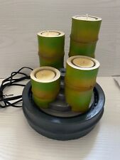 Fonte Spa Relaxing Serenity design falso bambu item com luzes de chá de baunilha comprar usado  Enviando para Brazil