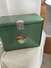 Refrigerador Coleman Green Metal Penguin modelo segure o refrigerador frio raro bom vintage comprar usado  Enviando para Brazil