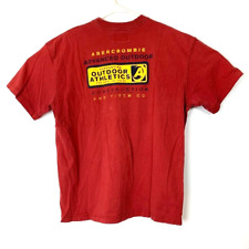 Camiseta Masculina Abercrombie And Fitch Vermelha Avançada Externa Antiga Tamanho P comprar usado  Enviando para Brazil