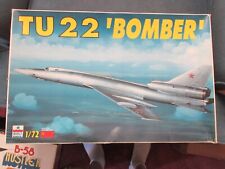 ESCI/ERTL 1/72 SCALE TU-22 RUSSIAN BOMBER PLASTIC MODEL KIT for sale  Sharpsville