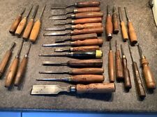 Vintage wood chisels. for sale  Shipping to Ireland