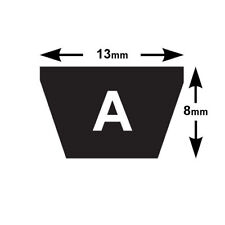 Cinto A SEÇÃO V/VEE TAMANHOS A18 - A77 V 13MM X 8MM comprar usado  Enviando para Brazil