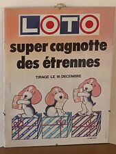 Ancienne affiche loto d'occasion  Lay-Saint-Christophe