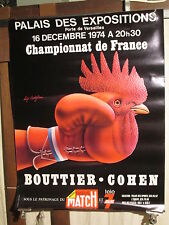 Affiche ancienne boxe d'occasion  Montauban