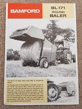 BAMFORD BL171 ROUND BALER SALES BROCHURE  for sale  Shipping to Ireland