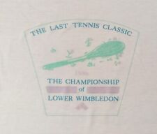Camiseta Clásica de Tenis de Wimbledon de Colección de Puntada Pequeña 1986 Campeonatos segunda mano  Embacar hacia Mexico