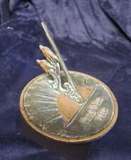 Vintage brass sundial for sale  Shipping to Ireland