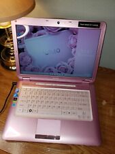 Pink Sony VAIO Laptop Core 2 Duo 1TB SSD 4GB RAM Win 11 Pro  💕, used for sale  Lampasas