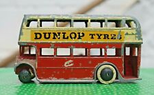 *Rare* DINKY 29c vintage Pre-War DUNLOP Double Decker Bus Type 1, stairs cast-in for sale  Shipping to Ireland