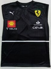 Camisa Ferrari Racing Formulas F1 logotipo escudo grande camisa de equipe camisa preta comprar usado  Enviando para Brazil