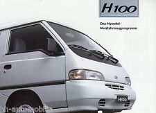 Hyundai H100 Prospekt 1994 D Transporter Nutzfahrzeug brochure catalogue comprar usado  Enviando para Brazil