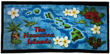 Hawaiian islands map for sale  Haleiwa